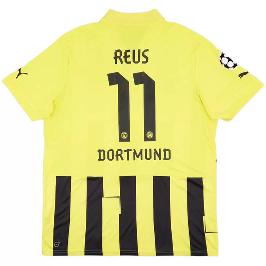 Reus #11 Retro Borussia Dortmund 2012/13 UCL Home Jersey