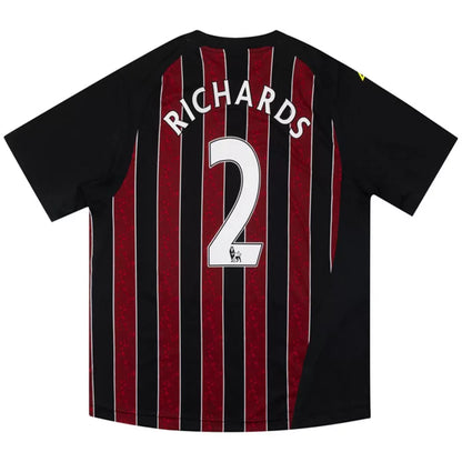 RICHARDS #2 Manchester City 2008/09 Retro Away Soccer Jersey