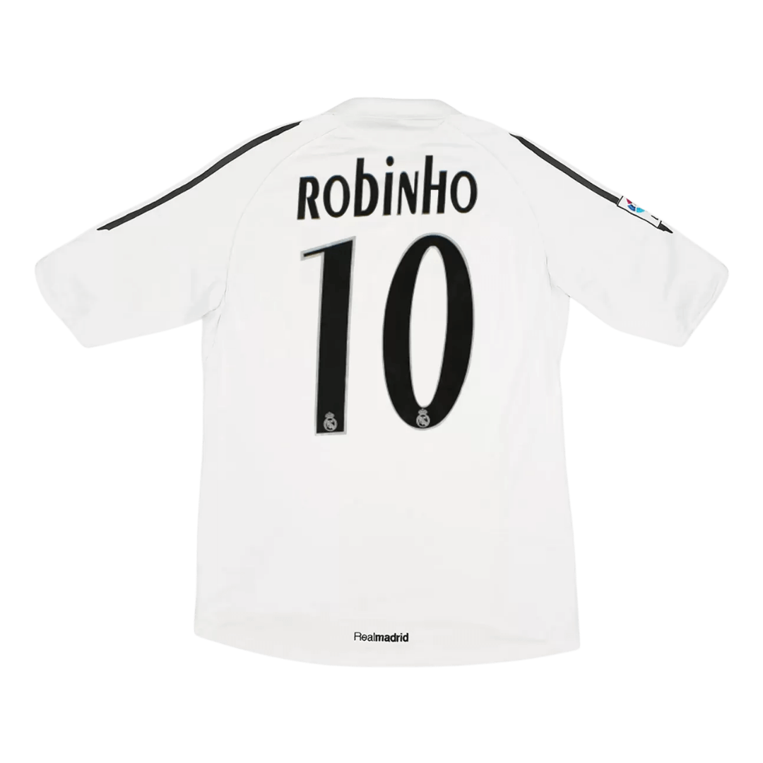 Robinho #10 Real Madrid 2009/10 Retro Home Soccer Jersey