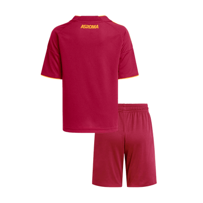 Roma Kid's Home Soccer Kit 2025/26 - Jersey+Shorts