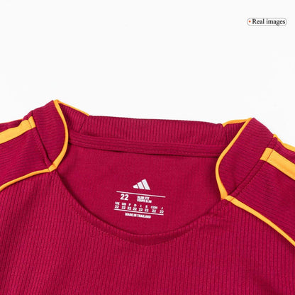 Roma Kid's Home Soccer Kit 2025/26 - Jersey+Shorts