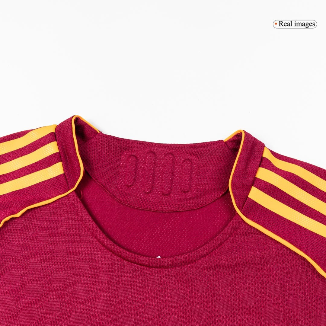 Camiseta de fútbol de la Roma, versión jugador local, temporada 2025/26