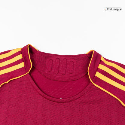 Camiseta de fútbol de la Roma, versión jugador local, temporada 2025/26