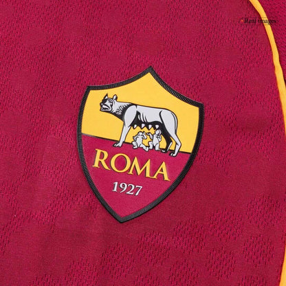 Camiseta de fútbol de la Roma, versión jugador local, temporada 2025/26