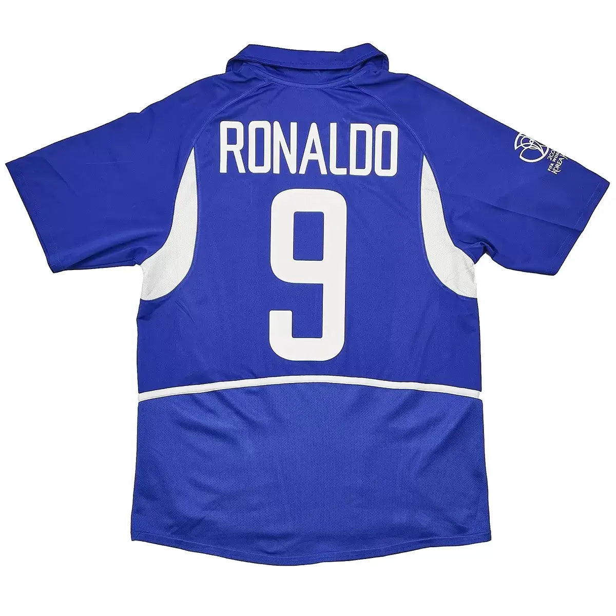 Ronaldo #9 Brazil 2002 Away Retro Football Jersey