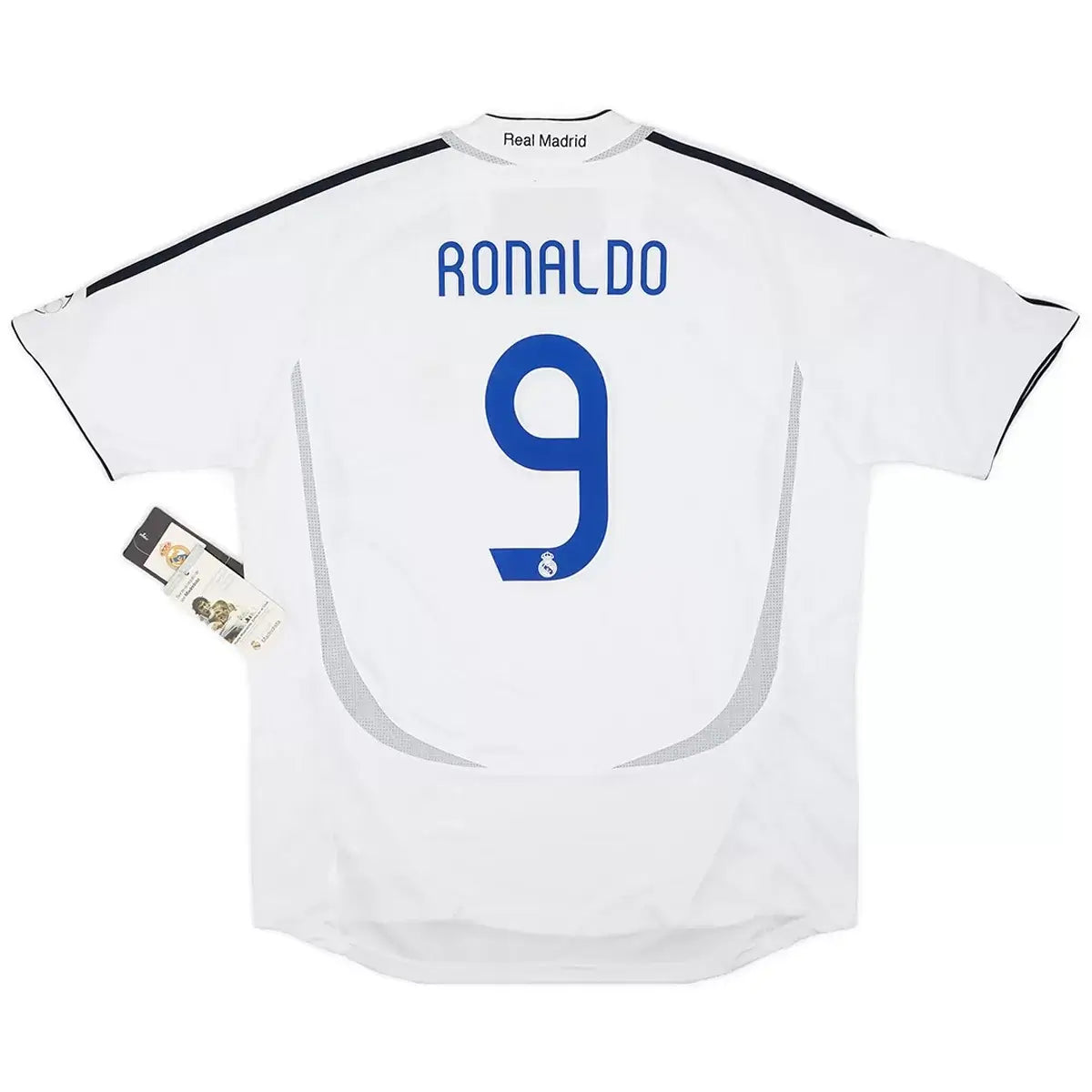 Maillot de football rétro domicile Ronaldo n°9 Real Madrid 2006/07