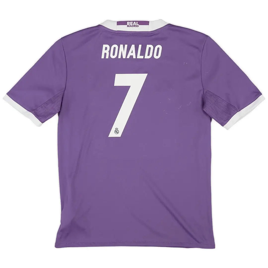 Ronaldo #7 Real Madrid 2016/17 Away Retro Jersey