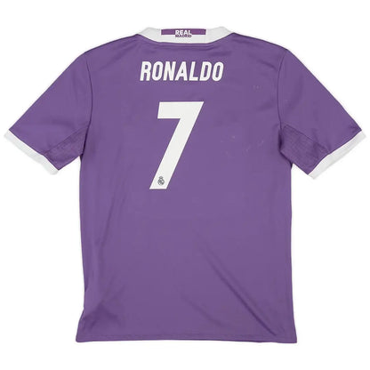 Ronaldo #7 Real Madrid 2016/17 Away Retro Jersey