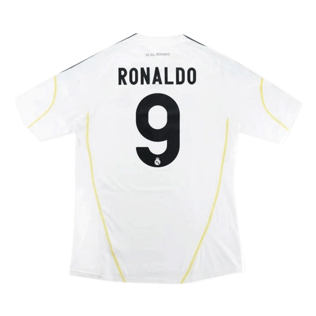 Ronaldo #9 Real Madrid 2009/10 Retro Home Soccer Jersey