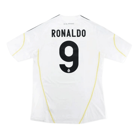 Ronaldo #9 Real Madrid 2009/10 Retro Home Soccer Jersey
