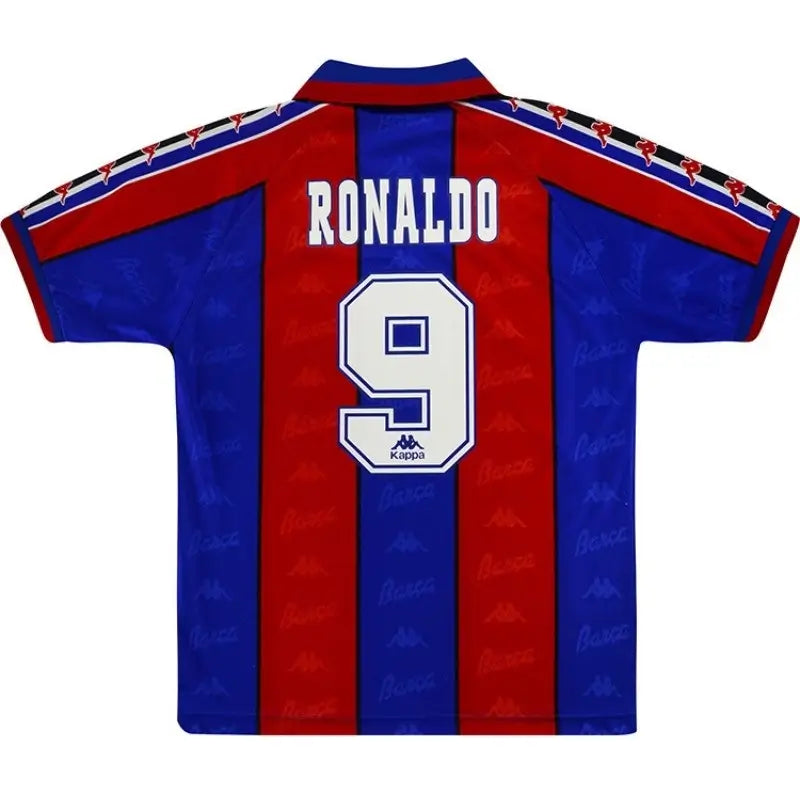 Ronaldo #9 Barcelona 1996/97 Retro Home Jersey