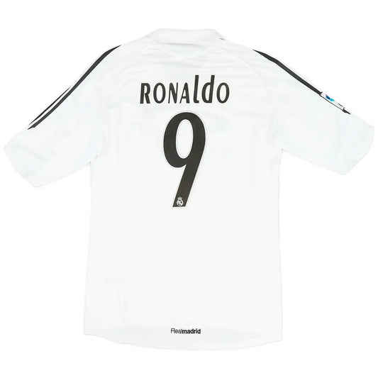 Ronlado #9 Real Madrid 2005/06 Home Retro Football Jersey