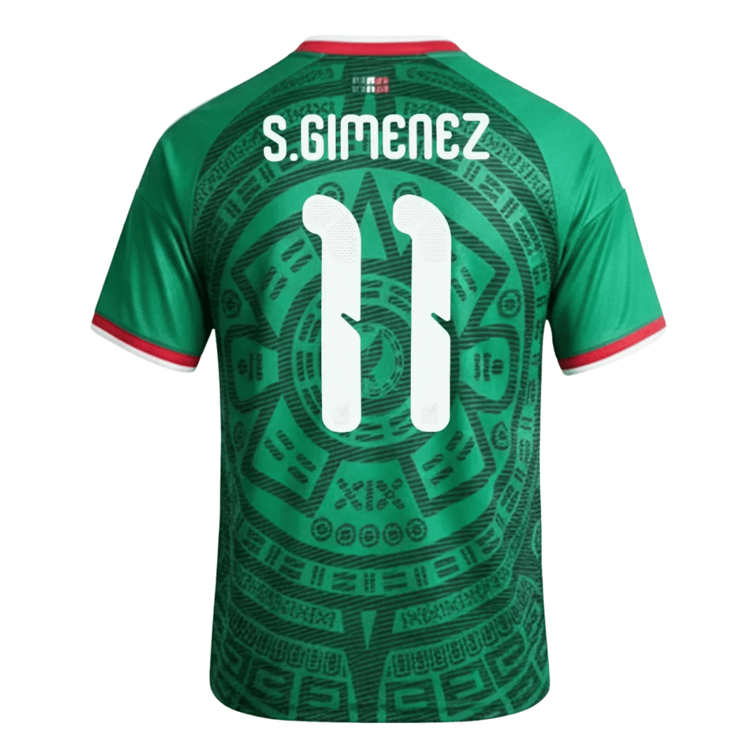 Camiseta de local de México de S. Giménez #11 para la Copa Mundial de 2026