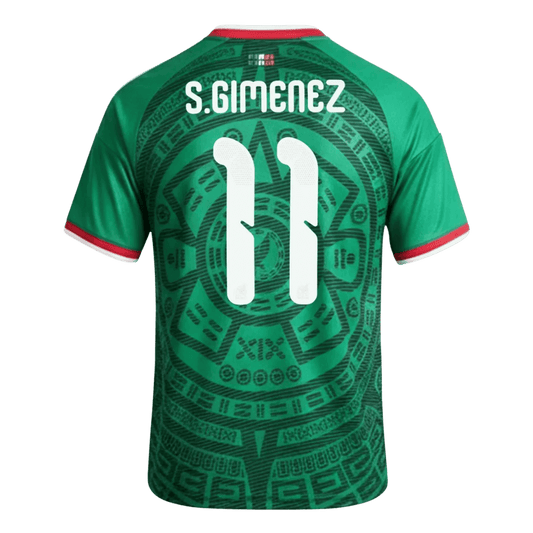Camiseta de local de México de S. Giménez #11 para la Copa Mundial de 2026