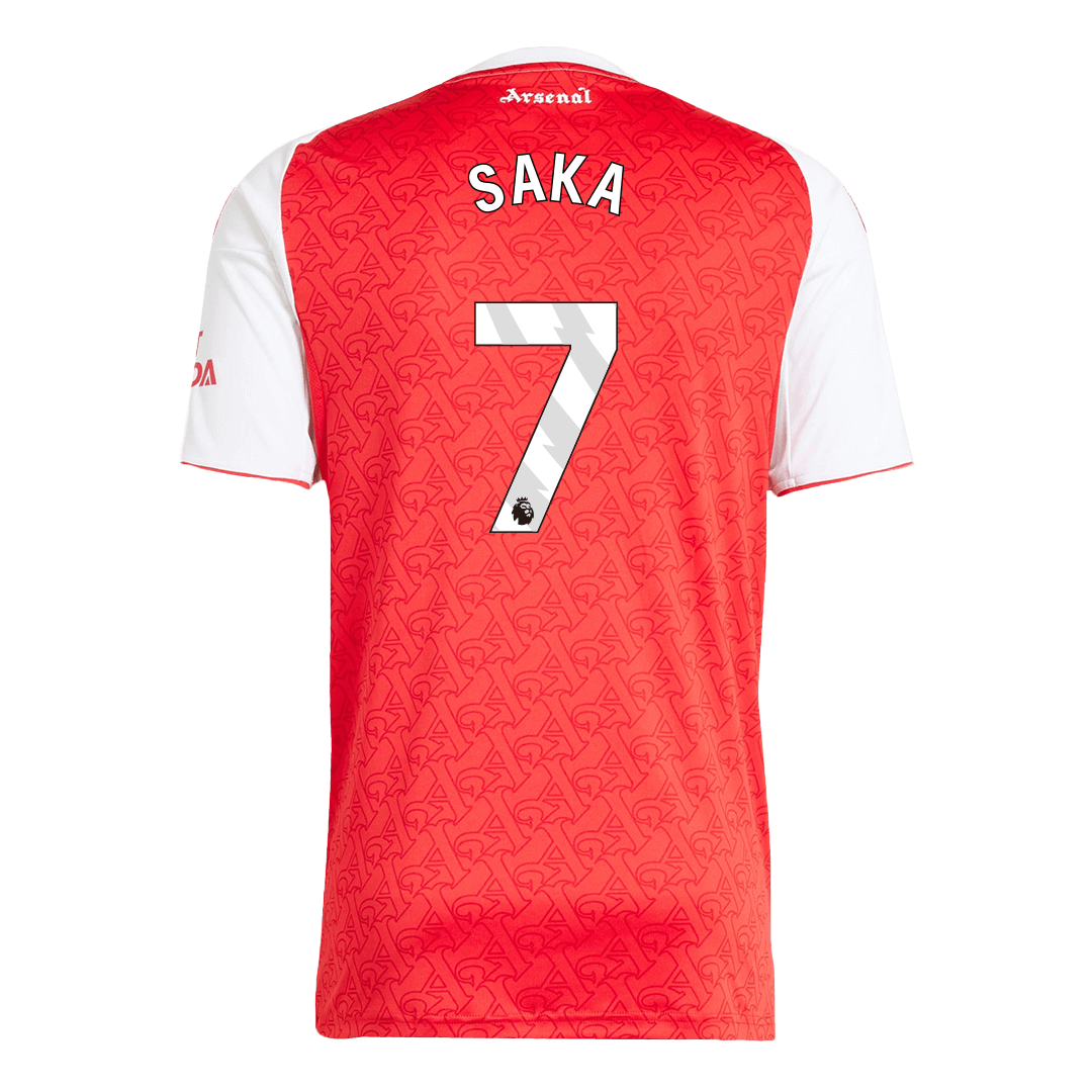 SAKA #7 Maillot de football Arsenal Domicile 2025/26 Rouge