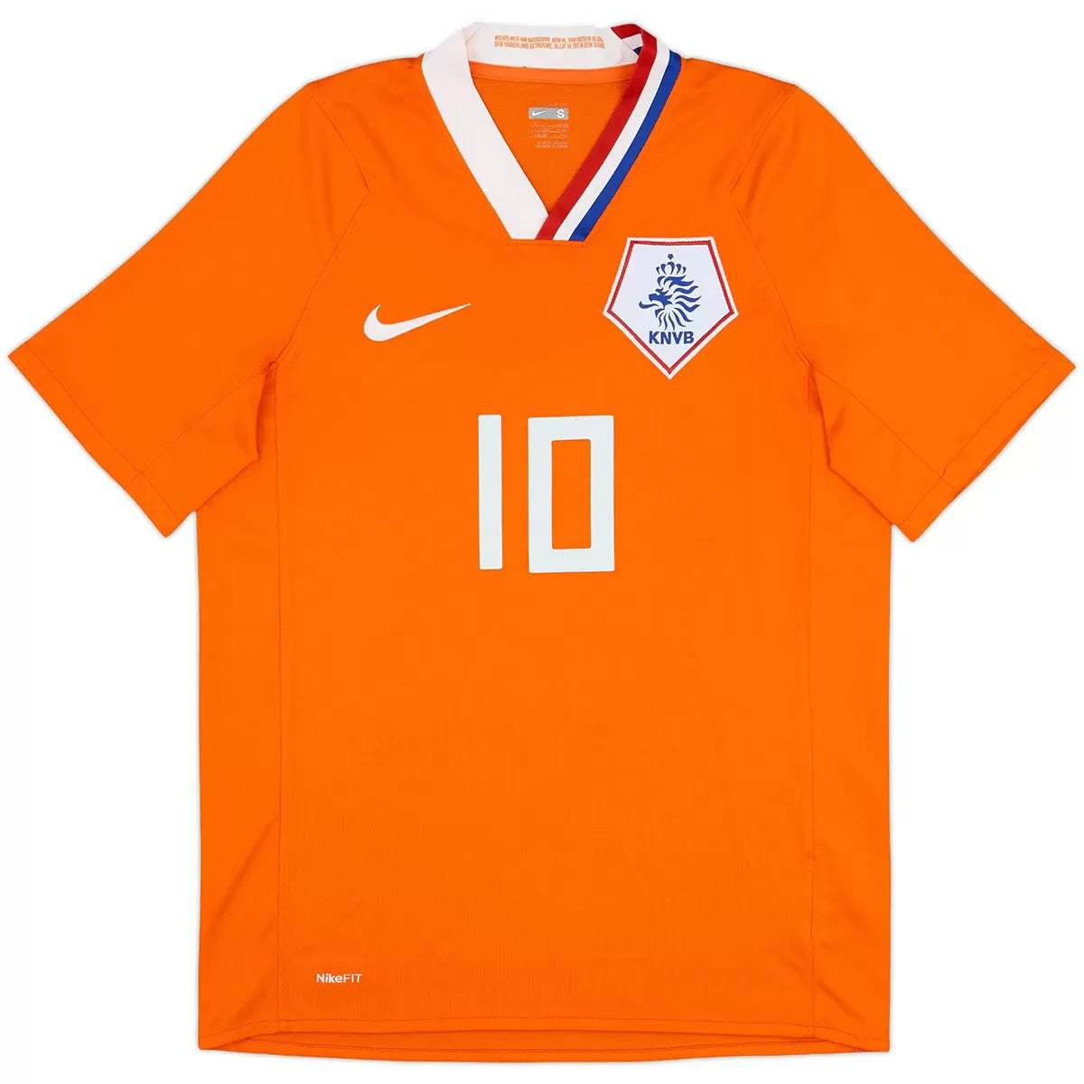 Maillot de foot rétro domicile SNEIJDER #10 Pays-Bas Euro 2008