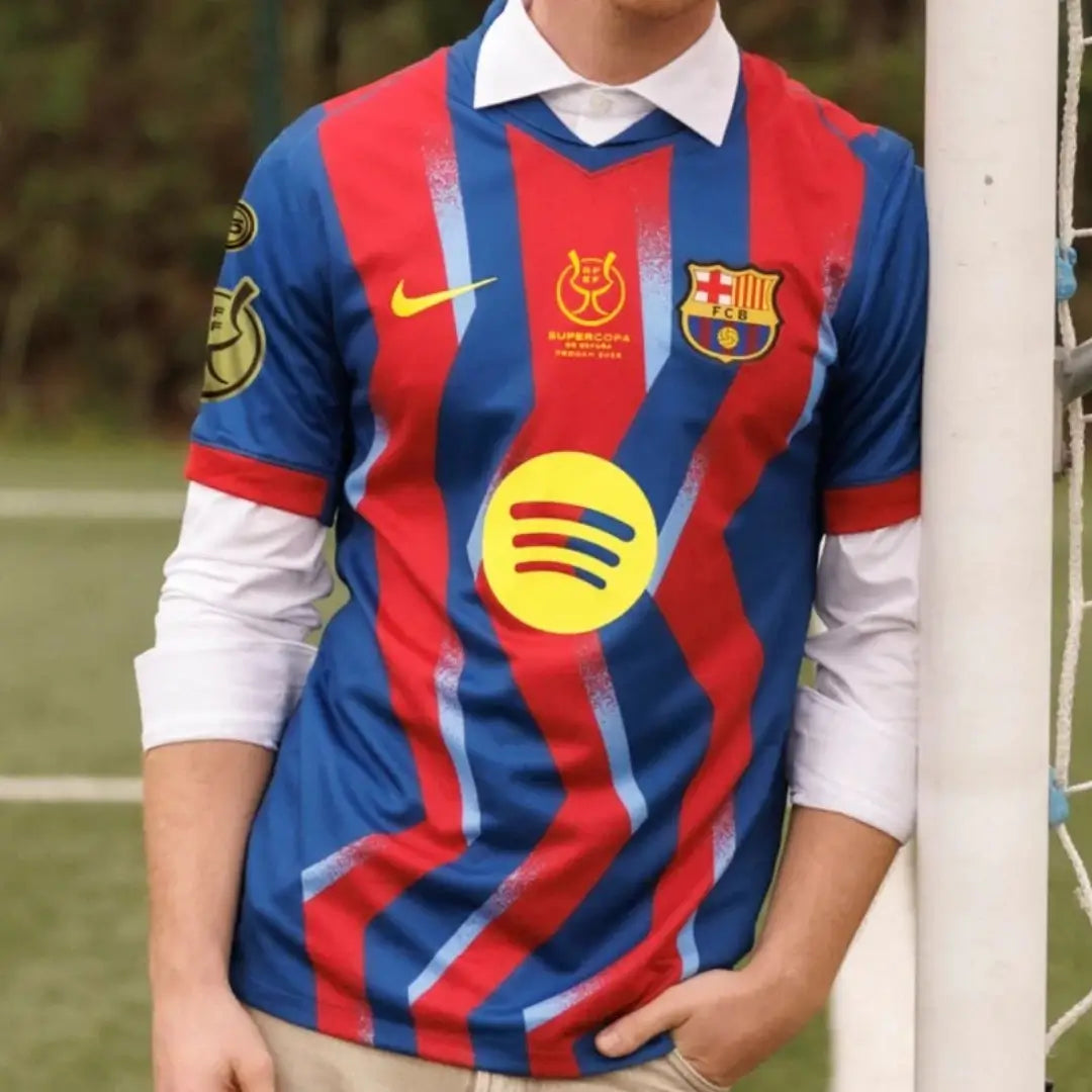SUPERCOPA Barcelona Fourth Away Soccer Jersey 2025/26