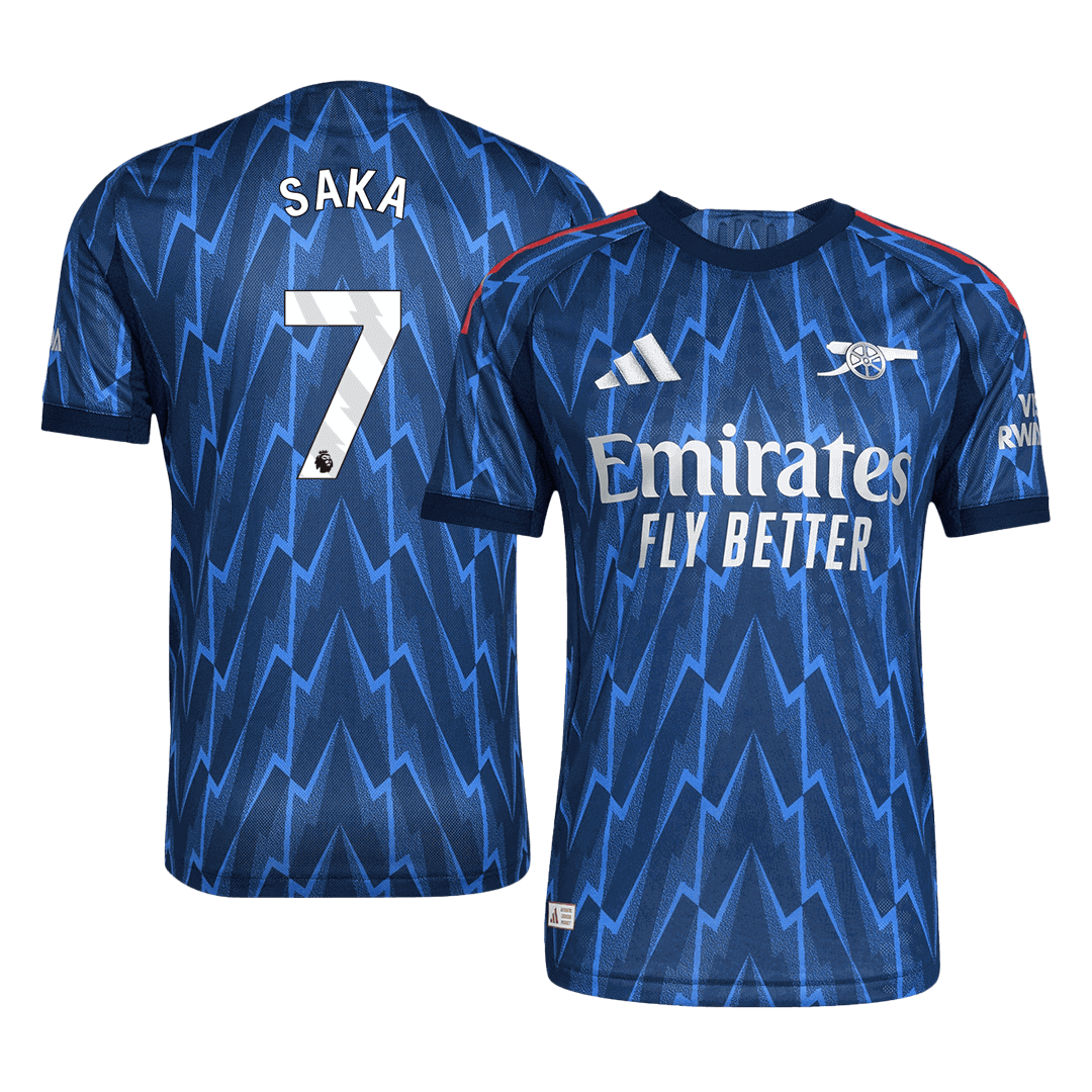 SAKA #7 Arsenal Away Player Version Soccer Jersey 2025/26