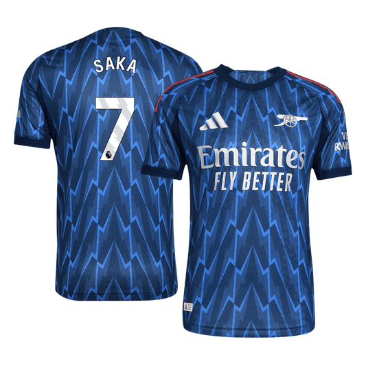 SAKA #7 Arsenal Away Player Version Soccer Jersey 2025/26