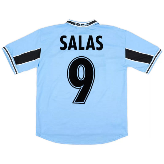 SALAS #9 Lazio 1998/00 Retro Home Soccer Jersey