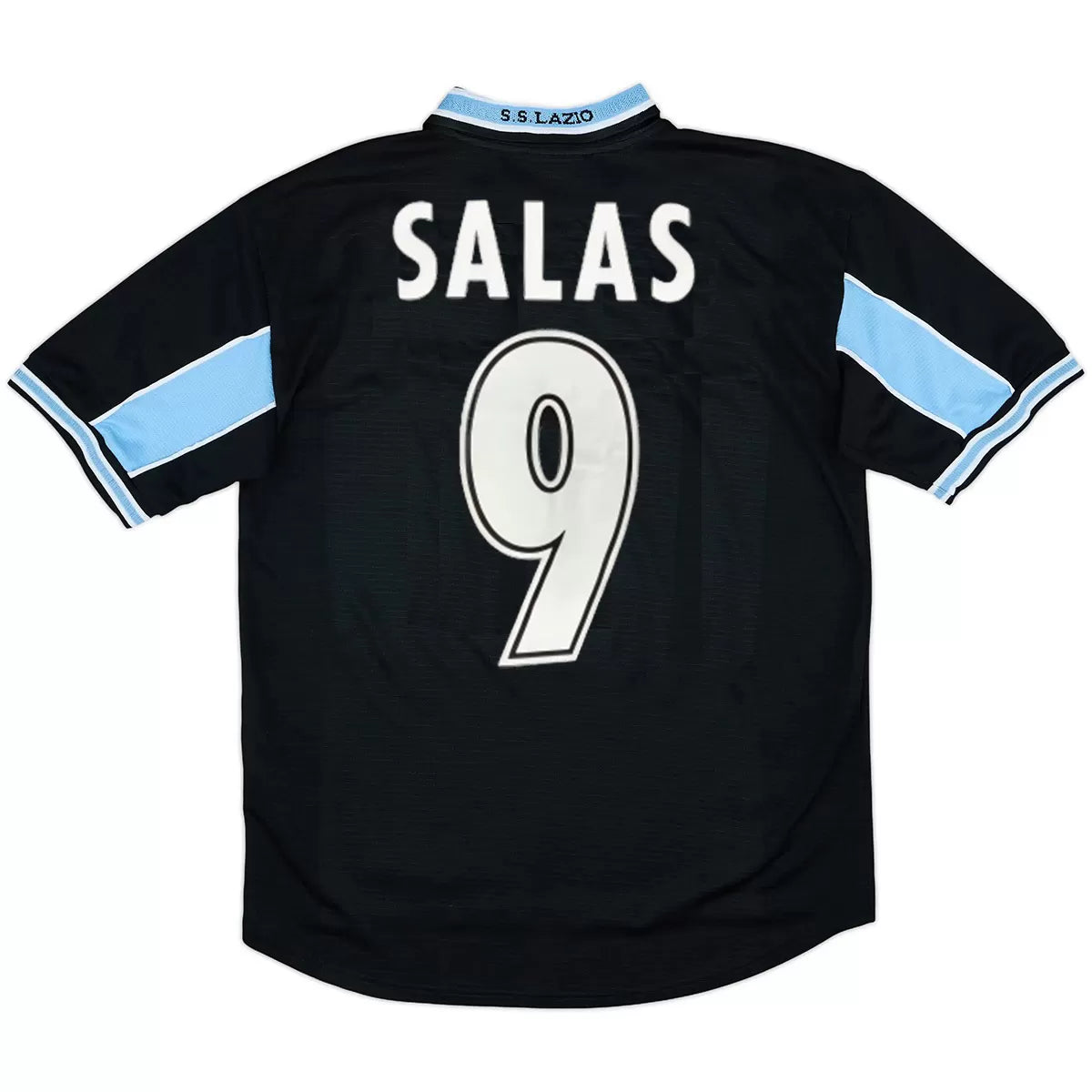 SALAS #9 Lazio 1998/00 Maillot de football rétro extérieur