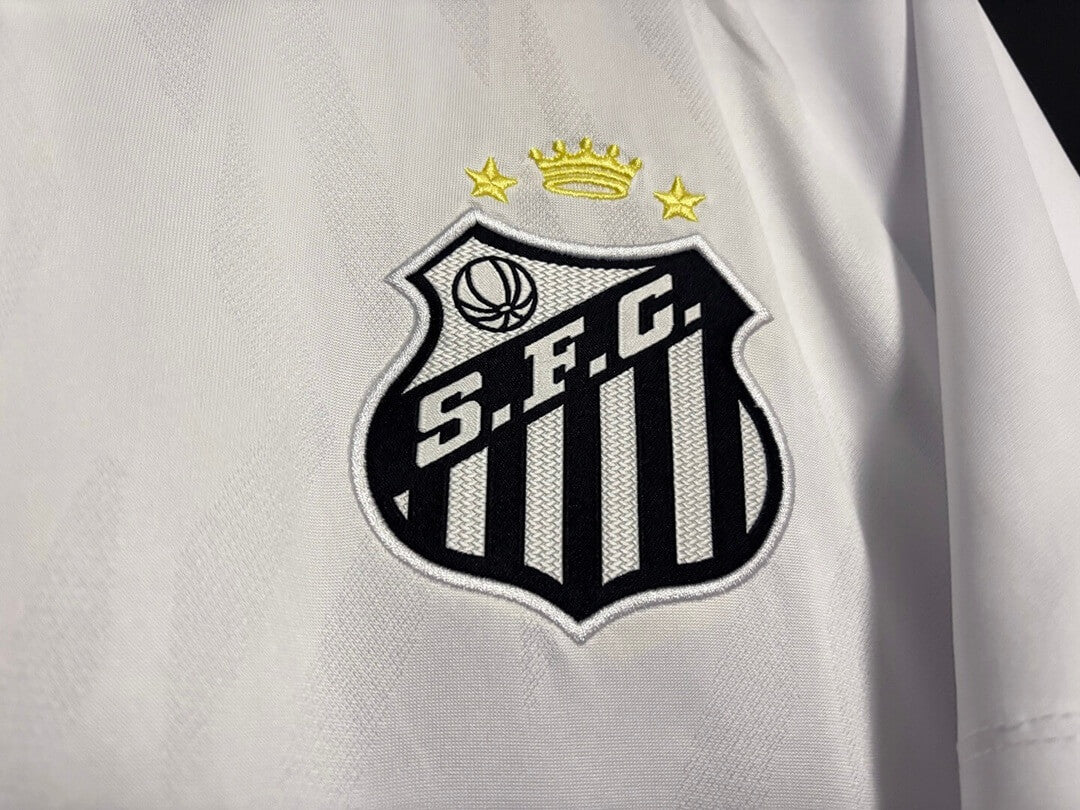 NEYMAR JR #10 Santos FC Home Soccer Jersey 2025/26
