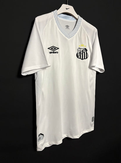 NEYMAR JR #10 Santos FC Home Soccer Jersey 2025/26