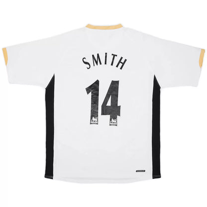 Maillot extérieur rétro de Manchester United 2006/08, numéro 14, Smith