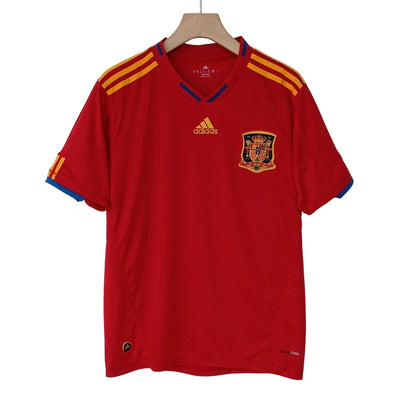 Spain 2010 Home Retro Soccer Jersey