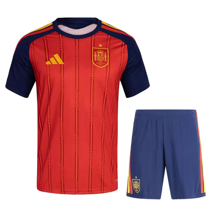 Kit de football domicile Espagne - Maillot + Short Coupe du Monde 2026