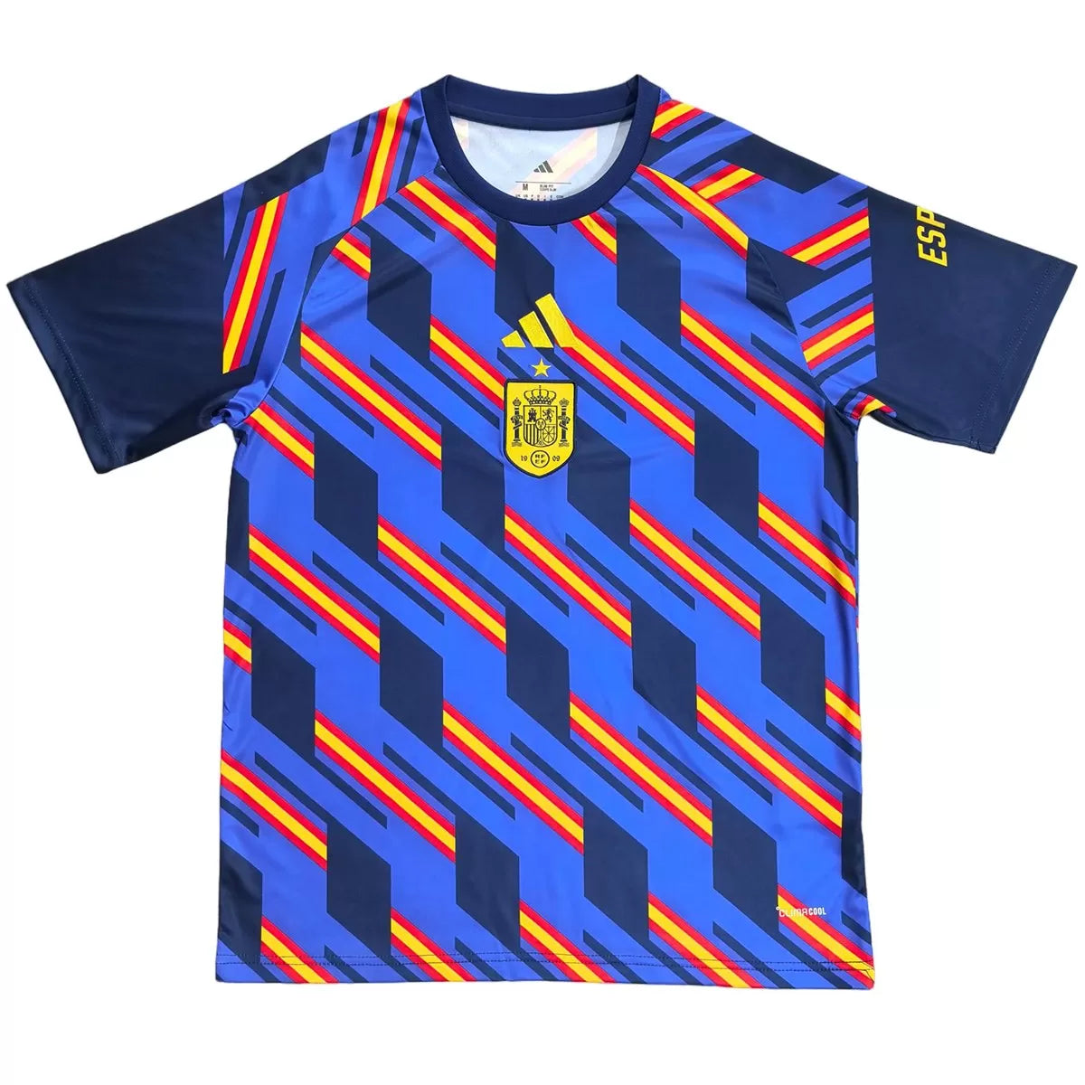 Maillot de football d'avant-match Espagne Coupe du Monde 2026