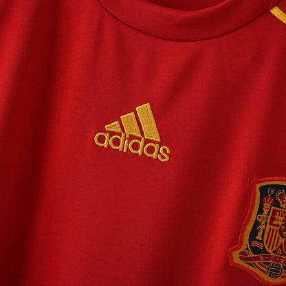 Spain 2008 Home Retro Football Jersey