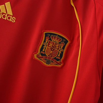 Spain 2008 Home Retro Football Jersey