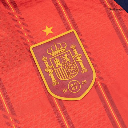 Spain Home Long Sleeve Player Version Jersey 2026 World Cup