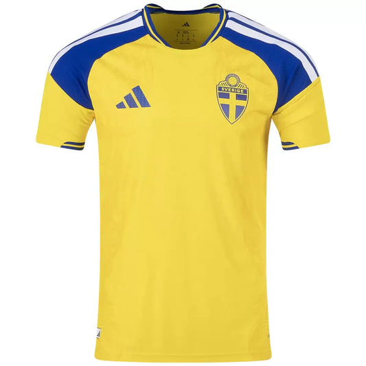 Sweden Home Player Version Soccer Jersey 2026 World Cup
