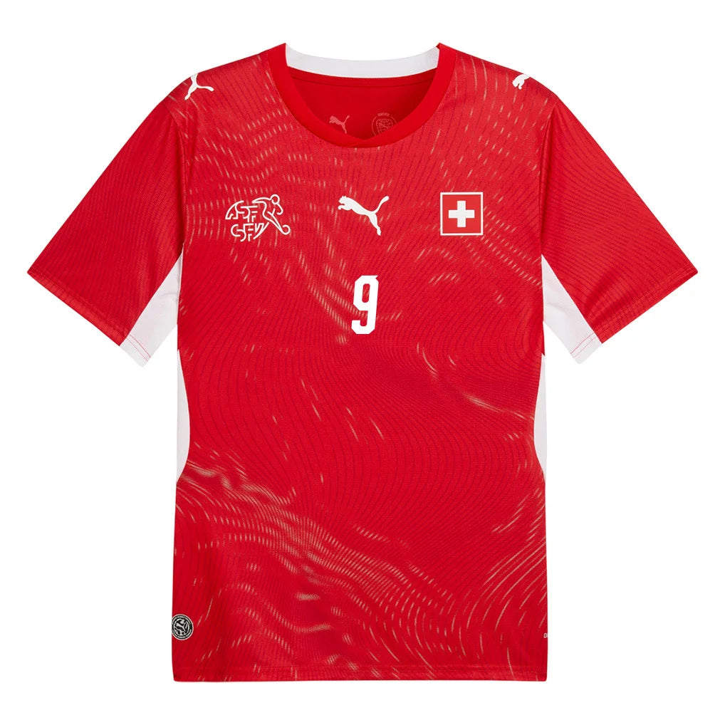 Manzambi #9 Switzerland 2026 World Cup Home Jersey
