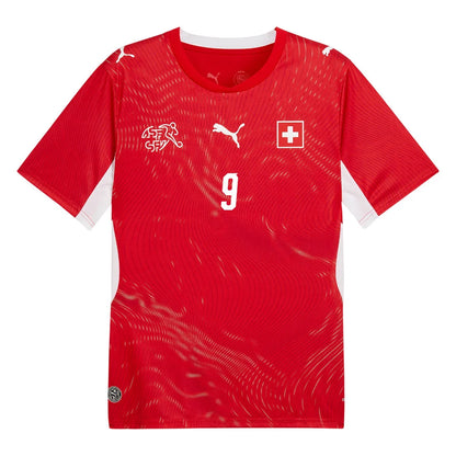 Manzambi #9 Switzerland 2026 World Cup Home Jersey