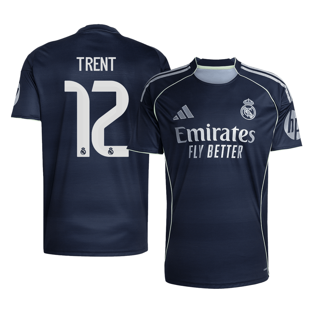 Camiseta de fútbol visitante del Real Madrid TRENT #12 2025/26