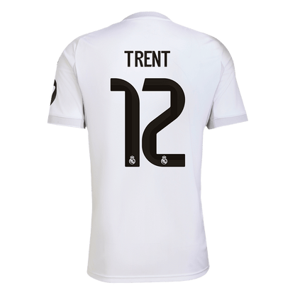 Camiseta de fútbol del Real Madrid, local, número 12, temporada 2025/26, blanca, de Trent