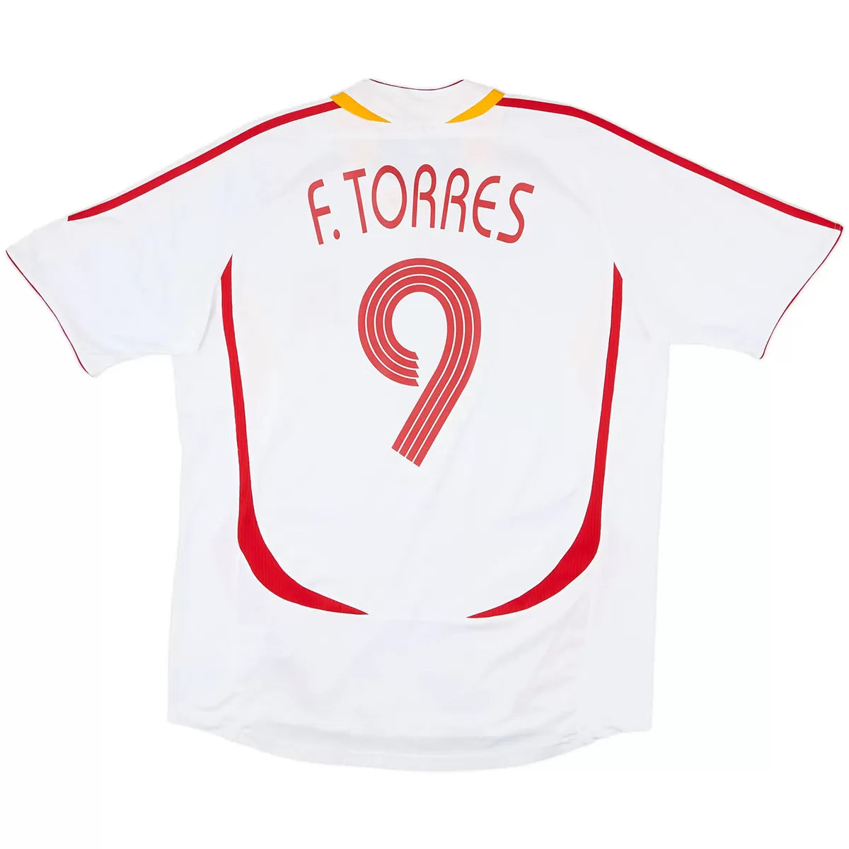 Torres #9 Spain 2006 Away Retro Football Jersey