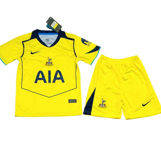 Tercera equipación visitante infantil del Tottenham Hotspur - Camiseta + Pantalón corto 2025/26