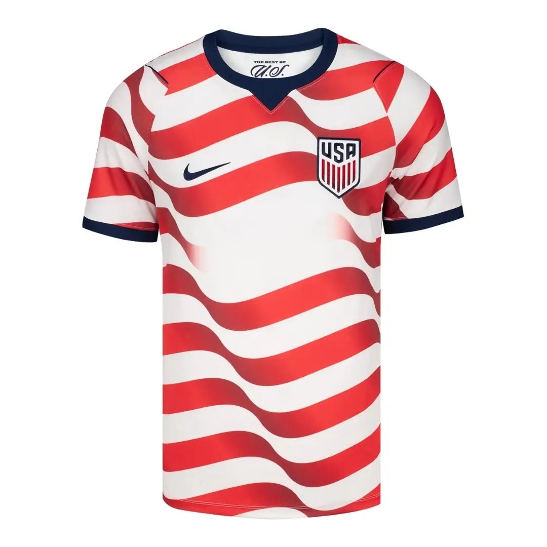 USMNT USA Home Soccer Jersey 2026 red&white