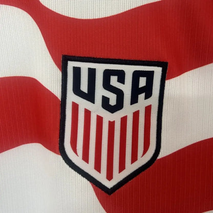 USMNT USA Home Soccer Jersey 2026 red&white