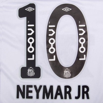 Maillot domicile du Santos FC, NEYMAR JR n° 10, saison 2025/26