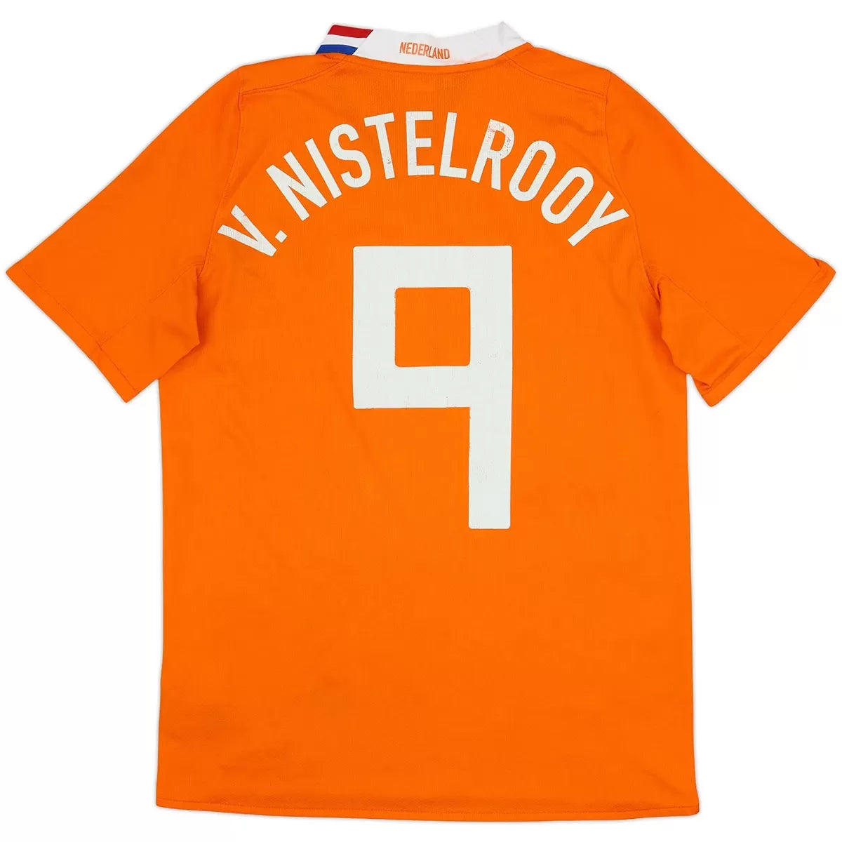 V. NISTELROOY #9 Pays-Bas Maillot Rétro Domicile Euro 2008