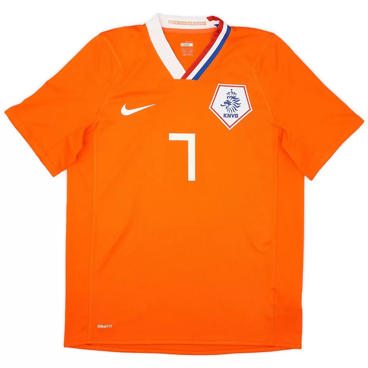 Maillot de Foot Rétro Domicile Pays-Bas Euro 2008 V.PERSIE #7