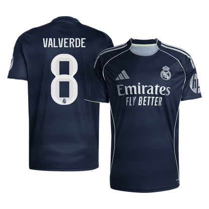 VALVERDE #8 Maillot extérieur du Real Madrid 2025/26