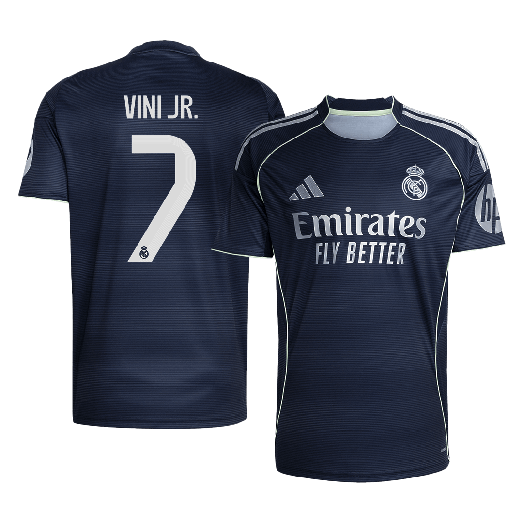 VINIJR. #7 Camiseta de fútbol visitante del Real Madrid 2025/26