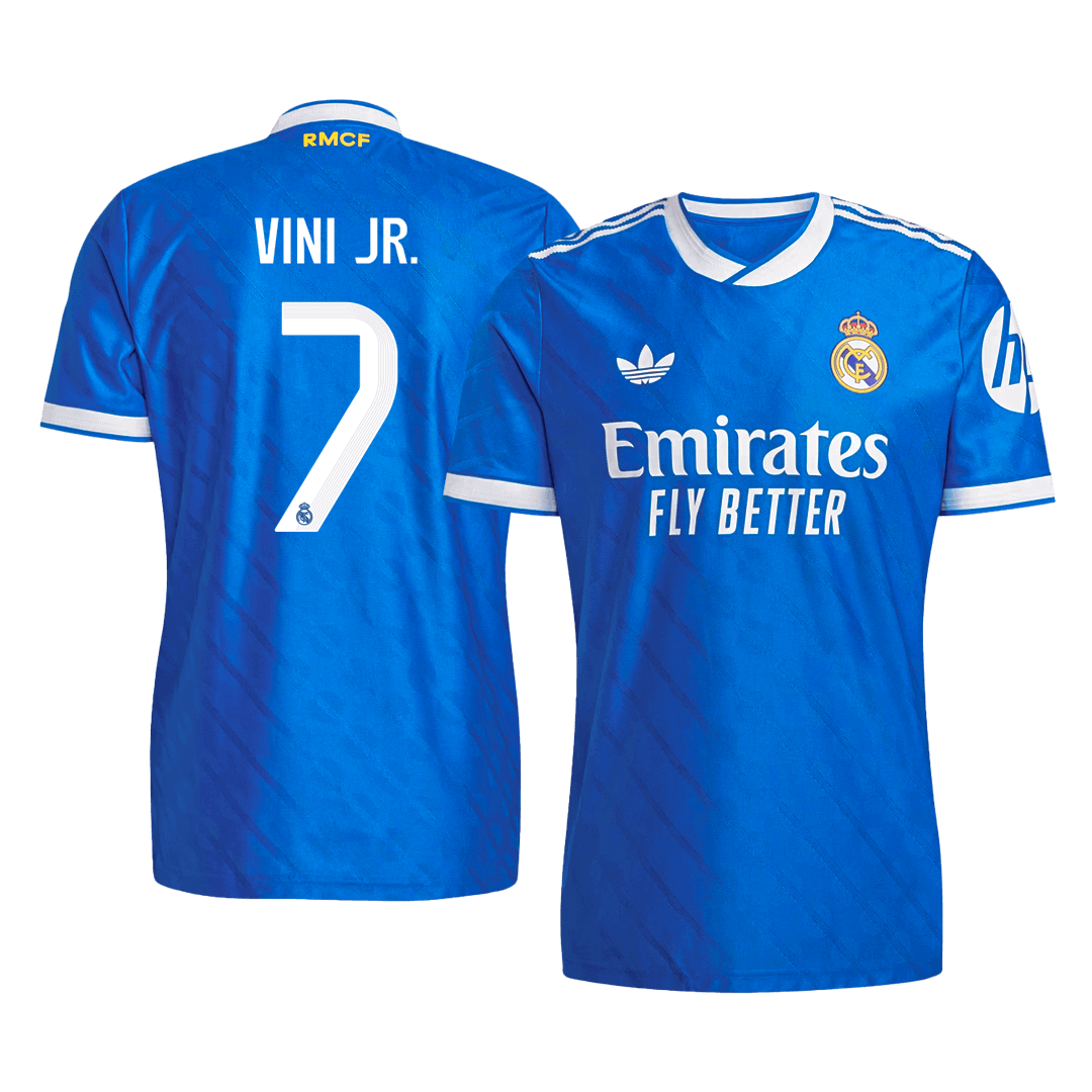 Camiseta de fútbol VINI JR. #7 Real Madrid Tercera Versión Visitante 2025/26