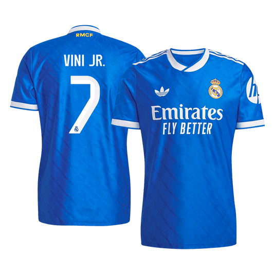 VINI JR. #7 Real Madrid Third Away Player Version Soccer Jersey 2025/26
